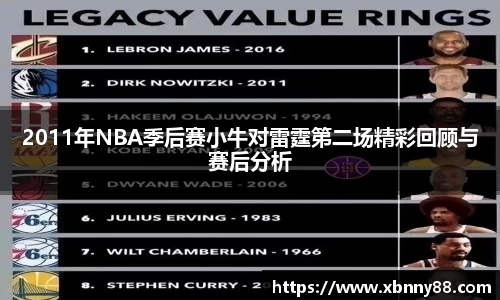 2011年NBA季后赛小牛对雷霆第二场精彩回顾与赛后分析